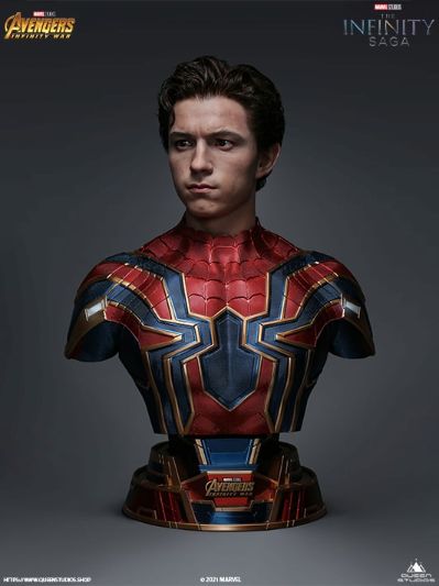 漫威系列 复仇者联盟3：无限战争 钢铁蜘蛛侠 胸像