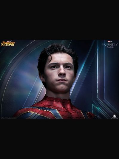 漫威系列 复仇者联盟3：无限战争 钢铁蜘蛛侠 胸像