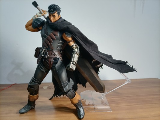 REAL ACTION HEROES No.704 RAH ベルセルク 盖兹 黑い剣士Ver.