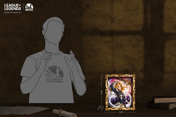 英雄联盟 光辉女郎 拉克丝 立体相框