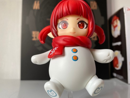 粘土人#1782 地下城与勇士 雪人装魔法师