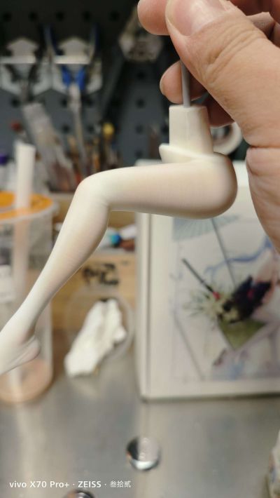 神里绫华，白模涂装展示。
