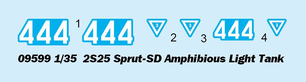 编号:09599 1/35 装甲车辆系列 俄罗斯2S25“章鱼”-SD轻型坦克