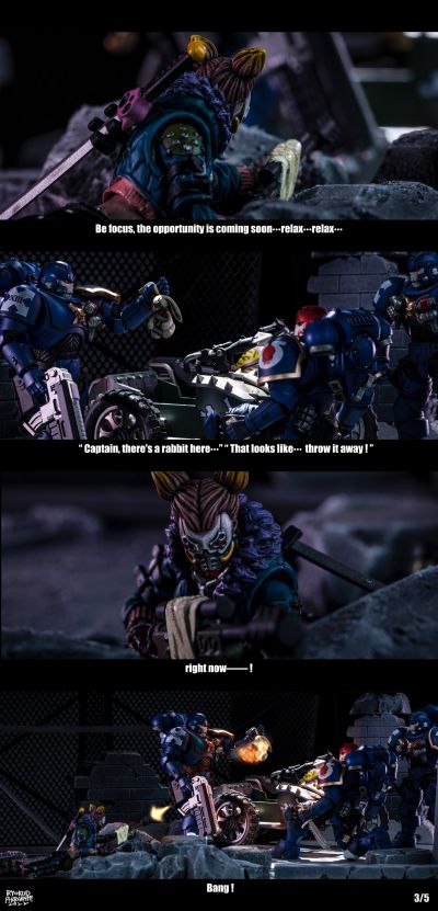 战锤40000 极限战士战团 战团英雄 老兵军士卡斯特