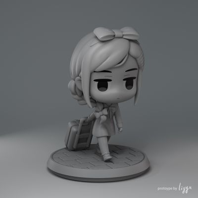 奇蛋物语_汪达ーエッグ・プライオリティ_青沼宁瑠_Q版黏土人