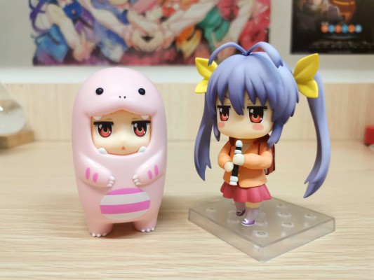 粘土人配件系列 玩偶服 (水蓝恐龙)