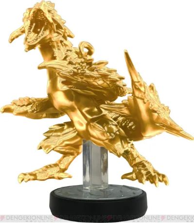 amiibo 怪物猎人物语2：毁灭之翼 毁灭火龙 金色