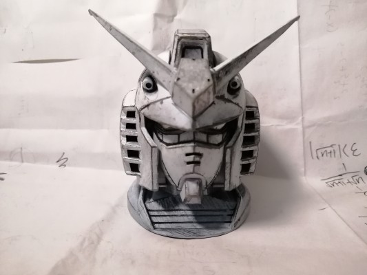 EXCEED MODEL GUNDAM HEAD 3 机动战士高达 RX-78-2高达 拟真配色版