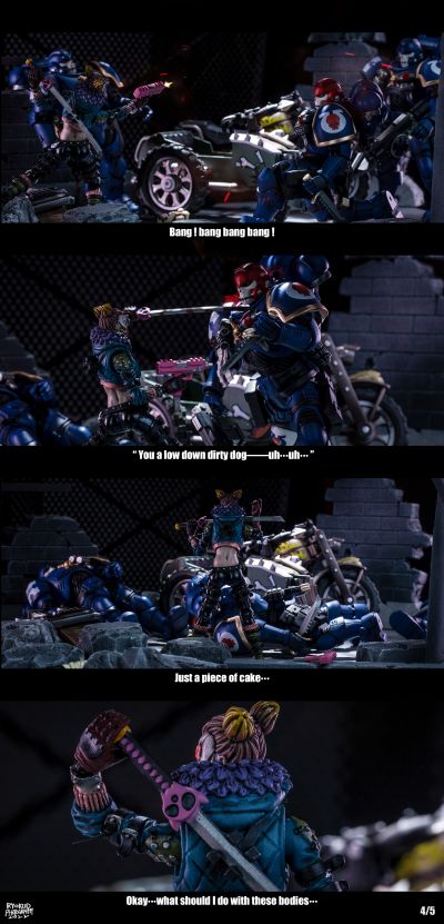 战锤40000 极限战士战团 战团英雄 老兵军士卡斯特