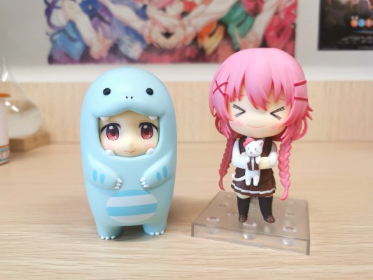 粘土人配件系列 玩偶服 (水蓝恐龙)