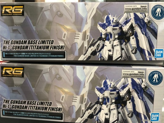 RG 1/144 高达基地专属商品  Hi-ν高达 [钛金质感]