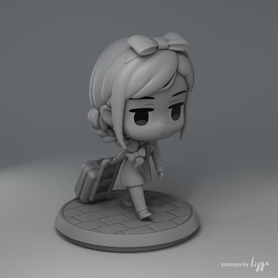 奇蛋物语_汪达ーエッグ・プライオリティ_青沼宁瑠_Q版黏土人