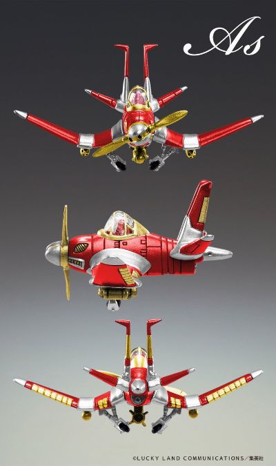 超像可动 JOJO的奇妙冒险 黄金之风 纳兰佳・吉尔伽 与 航空史密斯 黑色版