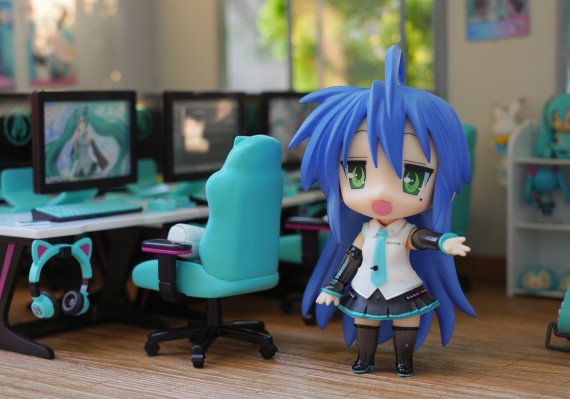 粘土人#027a 幸运星 泉此方 コンプティークVer. （コンプティーク志上通贩限定）