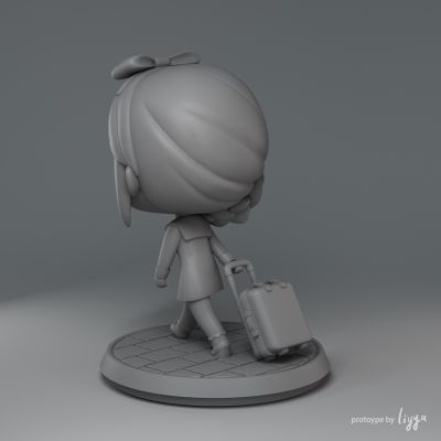 奇蛋物语_汪达ーエッグ・プライオリティ_青沼宁瑠_Q版黏土人