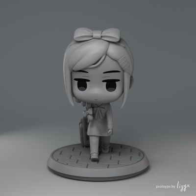 奇蛋物语_汪达ーエッグ・プライオリティ_青沼宁瑠_Q版黏土人