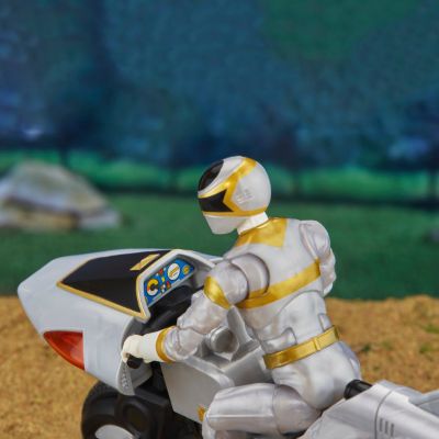 超凡收藏 超凡战队（1998） 银衣战士+摩托