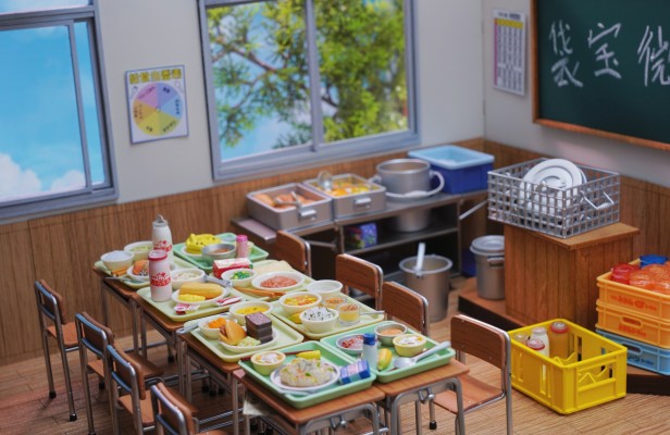 小小样品系列 学校饭菜是我最爱的科目