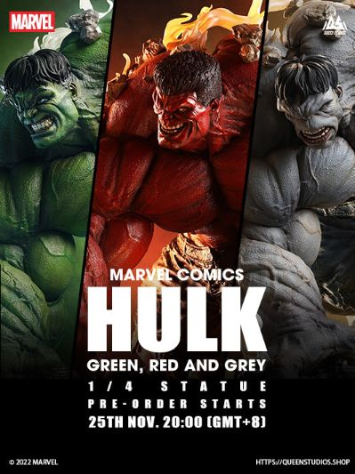 漫威漫画 绿浩克/红浩克/灰浩克