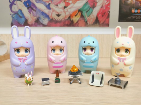 粘土人配件系列 玩偶服 (水蓝恐龙)