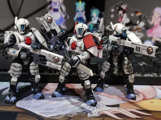 战锤40000  钛帝国 火战士四人组