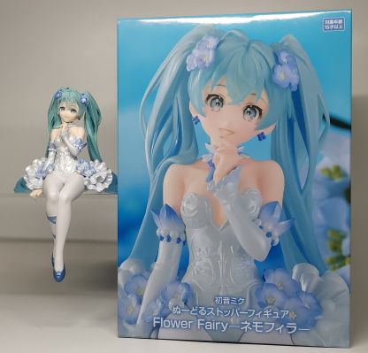 压泡面 初音未来 花仙子 粉蝶花