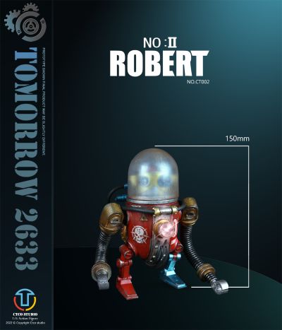 CT002 明日2633-2号.罗伯特机器人 合金压铸版