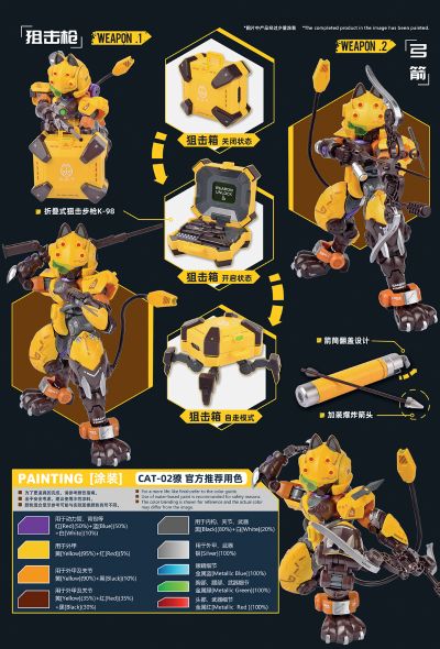 铁啸 超机动机甲 C.A.T 02号机“獠”猫型机甲