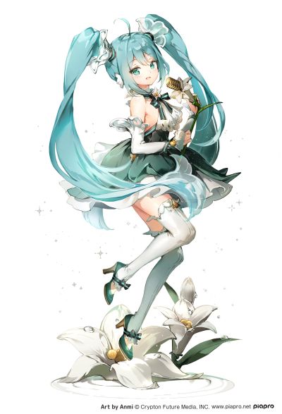 TAITO抽彩 初音未来39纪念日抽奖活动 B奖 初音未来 专属插画造型（原画师：Anmi）