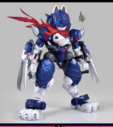 铁啸 超机动机甲 C.A.T 01号机“影”猫型机甲