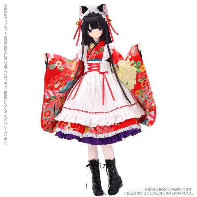 天音 / ～大正浪漫～ 跳舞的黑猫搭配娃娃套装（Azone限定）