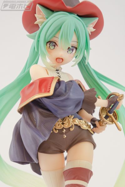 童话仙境 初音未来  穿靴子的猫