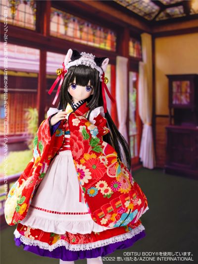 天音 / ～大正浪漫～ 跳舞的黑猫搭配娃娃套装（Azone限定）