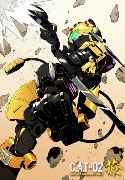 铁啸 超机动机甲 C.A.T 02号机“獠”猫型机甲
