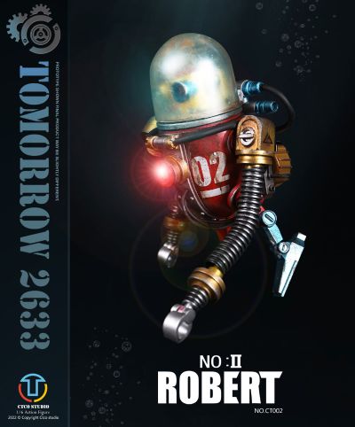 CT002 明日2633-2号.罗伯特机器人 合金压铸版