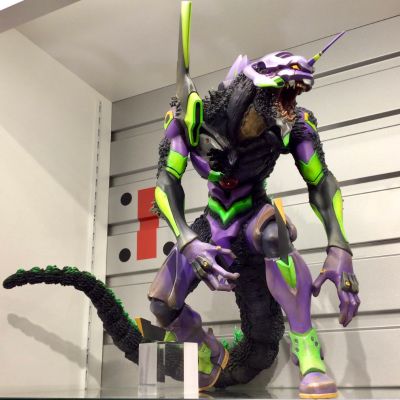 东宝30厘米系列 哥斯拉大战新世纪福音战士 初号机“哥斯拉”觉醒形态 新装版