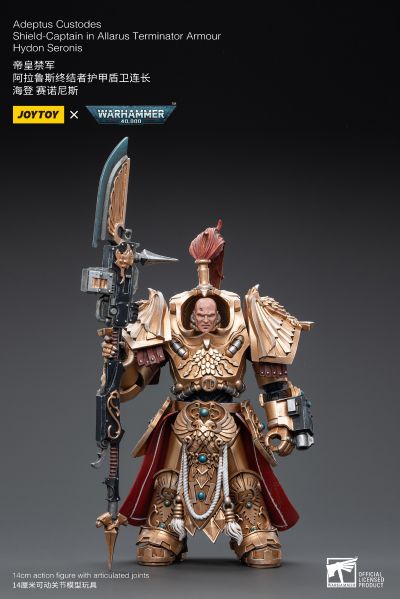 战锤40000 皇帝禁军 阿拉鲁斯终结者护甲盾卫连长 海登 赛诺尼斯