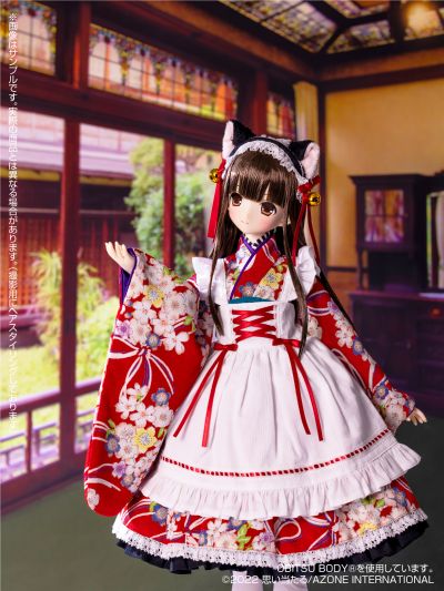 莉莉娅 / ～大正浪漫～ 跳舞的黑猫搭配娃娃套装（Azone限定）