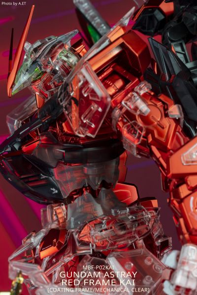 中国限定 PG 机动战士高达SEED ASTRAY 异端高达红色机改(电镀骨架/外装透明版)