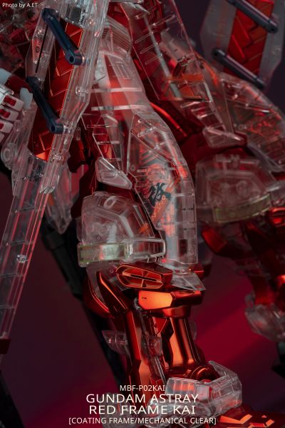 中国限定 PG 机动战士高达SEED ASTRAY 异端高达红色机改(电镀骨架/外装透明版)