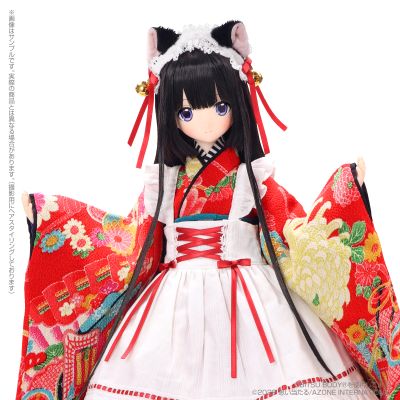 天音 / ～大正浪漫～ 跳舞的黑猫搭配娃娃套装（Azone限定）