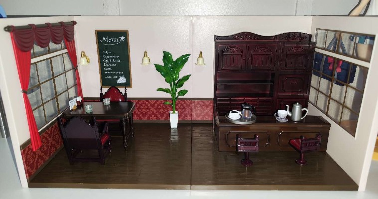 粘土人场景系列 #09 咖啡厅 B场景