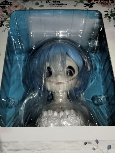 一番赏 A奖 蕾姆胸像（婚纱版）