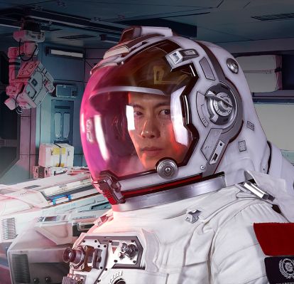 流浪地球 宇航员头盔