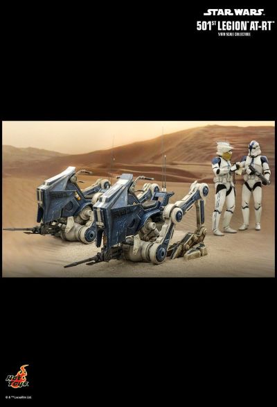 星球大战：克隆人战争 501军团驾驶AT-RT步行机+先进侦察部队士兵