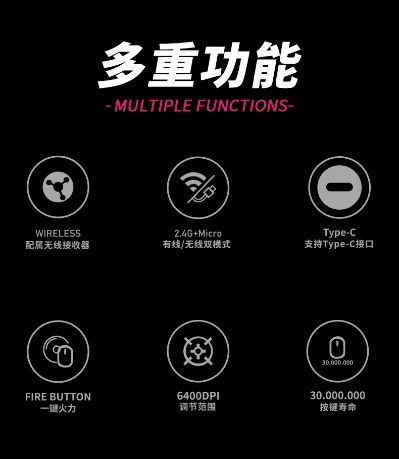 假面骑士帝骑印象双模鼠标