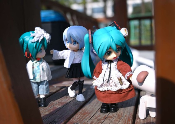 粘土人 #380 初音未来 & 兔子・雪根 雪版本2014