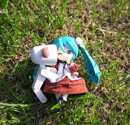 粘土人 #380 初音未来 & 兔子・雪根 雪版本2014