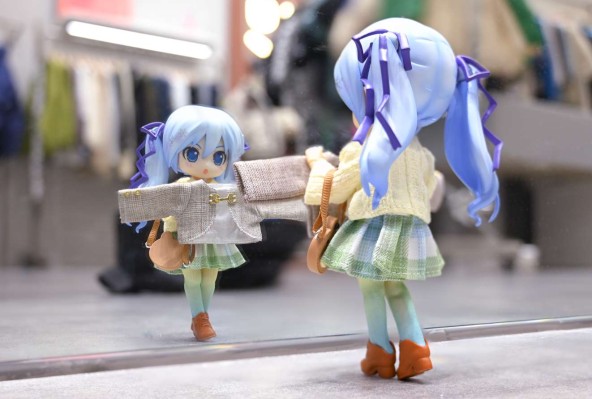 粘土人 #380 初音未来 & 兔子・雪根 雪版本2014