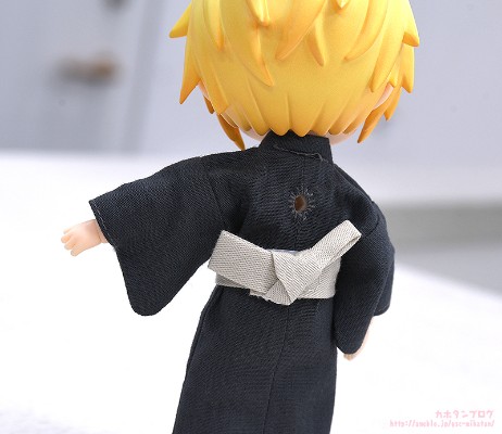 粘土娃 服装套组 和服 男孩（藏青色/灰色）